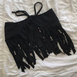 Fringe Tie Around Iheartraves Skirt